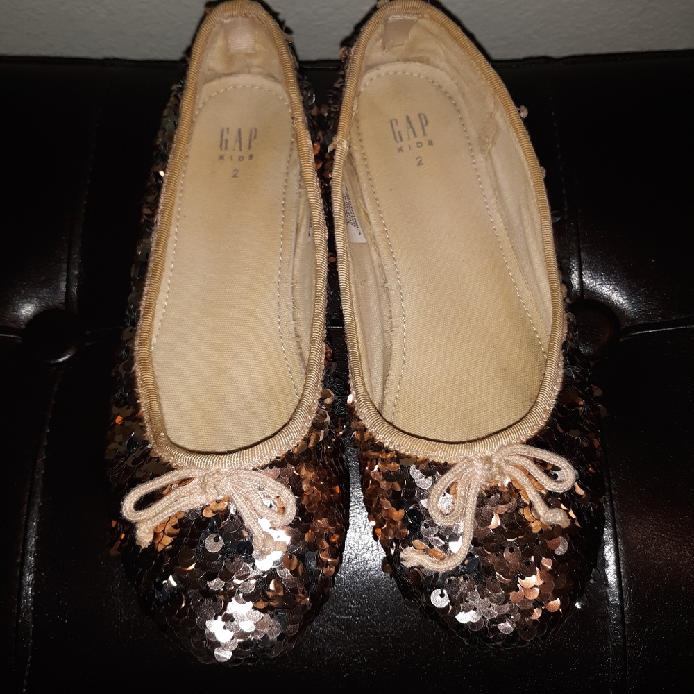Gap Sequin Flats for Girls